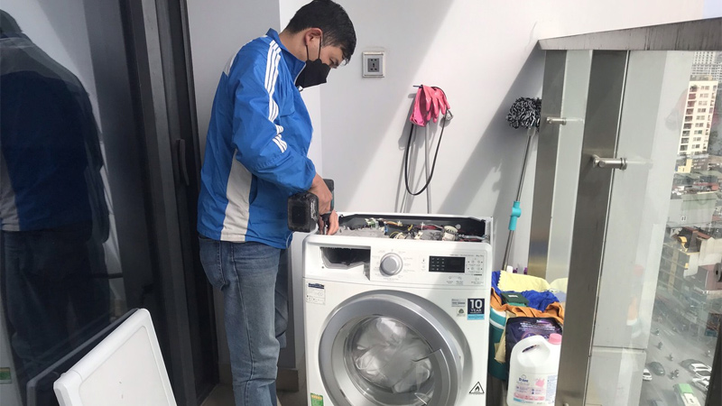 Sửa máy giặt tại Cầu Giấy giá chỉ từ 200K